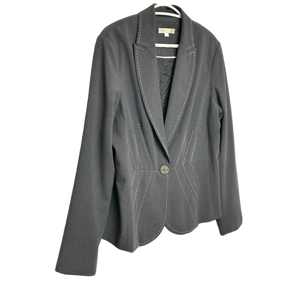 272 - CLEO JACKET DARK GREY 33% RAYON - Picture 5 of 15